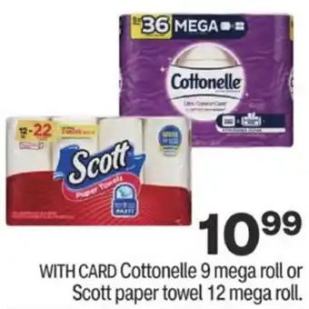 CVS Cottonelle Or Scott Paper Towel offer