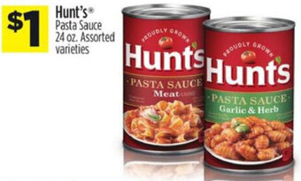 Dollar General Hunt's Pasta Sauce 24 oz offer