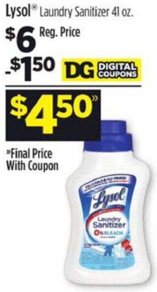 Dollar General Lysol offer