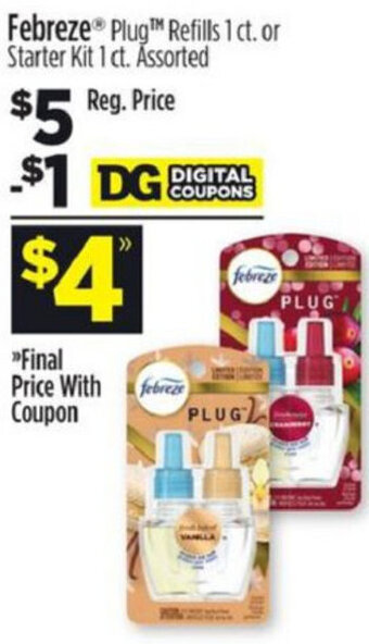 Dollar General Febreze offer