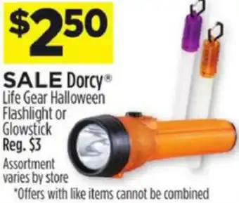 Dollar General Dorcy Life Gear Halloween Flashlight Or Glowsticks offer