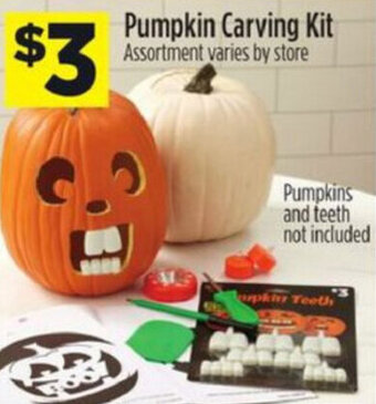 Dollar General Pumpkin Carving Kit offer