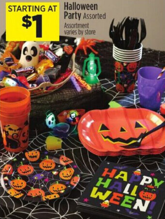 Dollar General Halloween Party Assorted offer