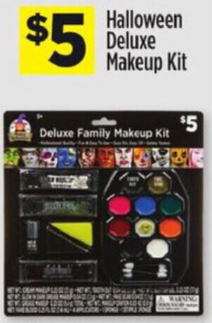 Dollar General Halloween Deluxe MakeUp Kit offer