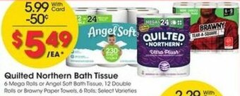 Kroger Quilted Northern Bath Tissue offer