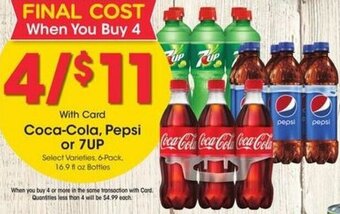 Kroger Coca-Cola, Pepsi Or 7Up offer