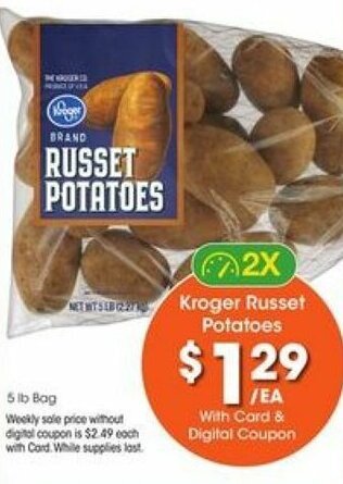 Kroger Kroger Russet Potatoes offer
