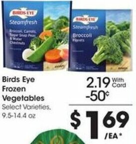 Kroger Birds Eye Frozen Vegetables offer