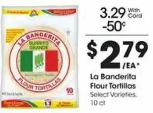 Kroger La Banderita Flour Tortillas offer