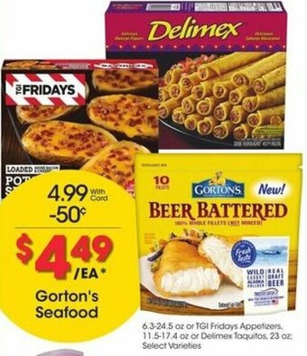 Kroger Gorton's Seafood offer