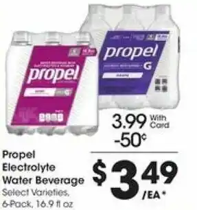 Kroger Propel Electrolyte Water Bevarage offer