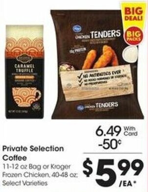 Kroger Private Selection Coffee offer