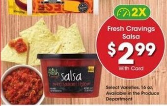 Kroger Fresh Cravings Salsa offer