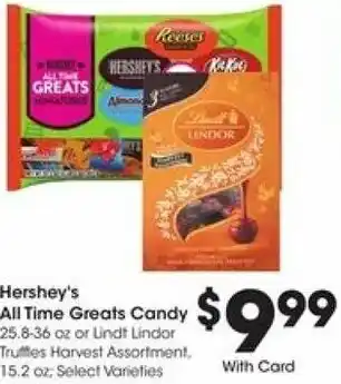 Kroger Hershey's All Time Greats Candy offer
