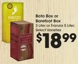 Kroger Bota Box Or Barefoot Box offer