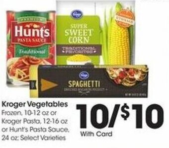 Kroger Kroger Vegetables offer