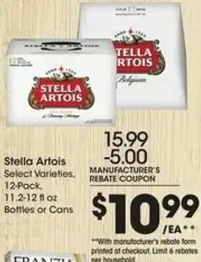 Kroger Stella Artois offer