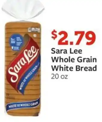 Fareway Sara Lee Whole Grain White Bread 20 oz offer