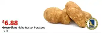 Fareway Green Giant Idaho Russet Potatoes 10 lb offer