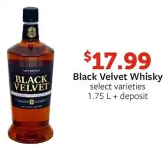 Fareway Black Velvet Whisky offer