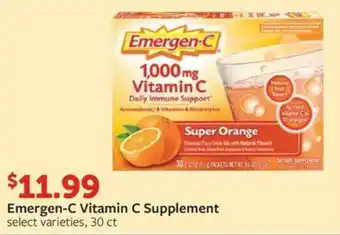 Fareway Emergen-C Vitamin C Supplement offer
