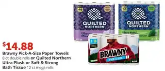 Fareway Brawny Pick-A-Size Paper Towels offer