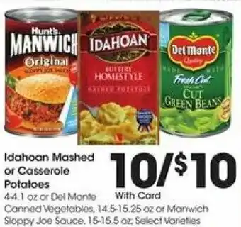 Kroger Idahoan Mashed Or Casserole Potatoes offer