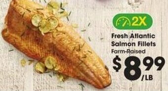 Kroger Fresh Atlantic Salmon Fillets offer