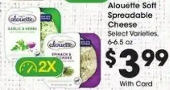 Kroger Alouette Soft Spreadable Cheese offer