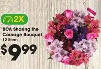 Kroger BCA Sharing The Courage Bouquet 12 Stem offer