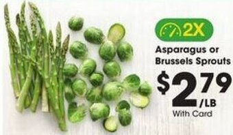Kroger Asparagus Or Brussels Sprouts offer