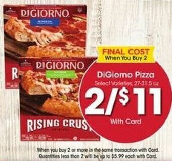 Kroger DiGiorno Pizza offer
