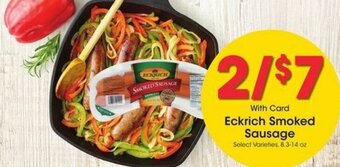 Kroger Eckrich Smoked Sausage offer