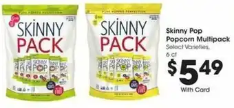 Kroger Skinny Pop Popcorn Multipack offer