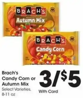 Kroger Brach's Candy Corn Or Autumm Mix offer