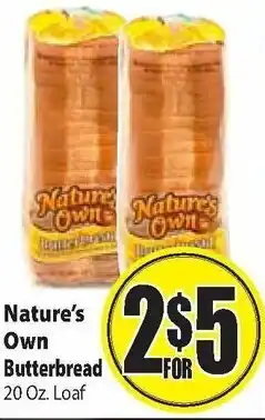 Nature's Own Butterbread 20 oz