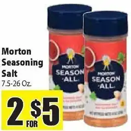 Food Giant Morton Seasoning Salt 7.5-26 oz offer