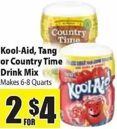 Food Giant Kool-Aid, Tang Or Country Time Drink Mix offer