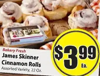 James Skinner Cinnamon Rolls 22 oz