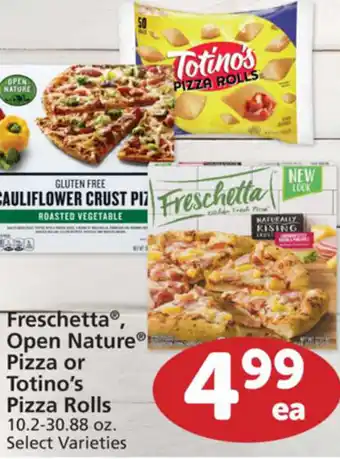 Albertsons Freschetta, Open Nature Pizza Or Totino's Pizza Rolls offer