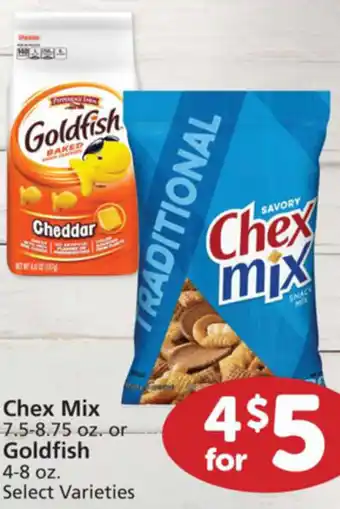Albertsons Chex Mix Or Goldfish offer