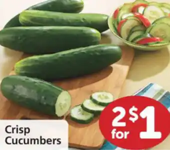 Albertsons Crisp Cucumbers offer