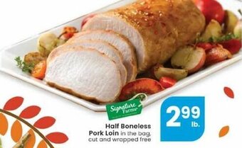 Albertsons Half Boneless Pork Loin offer