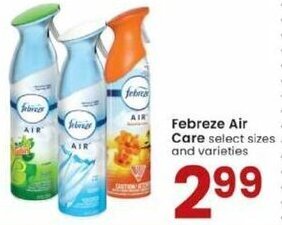 Albertsons Febreze Air Care offer