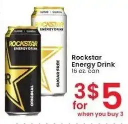 Albertsons Rockstar Energy Drink offer