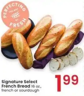 Albertsons Signature Select French Bread offer