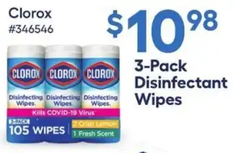 Lowe's 3-Pack Disinfectant Wipes offer