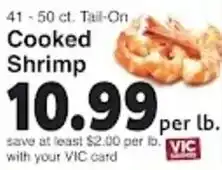 Harris Teeter Cooked Shrimp offer