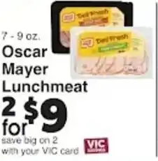 Harris Teeter Oscar Mayer Lunchmeat offer