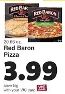 Harris Teeter Red Baron Pizza offer